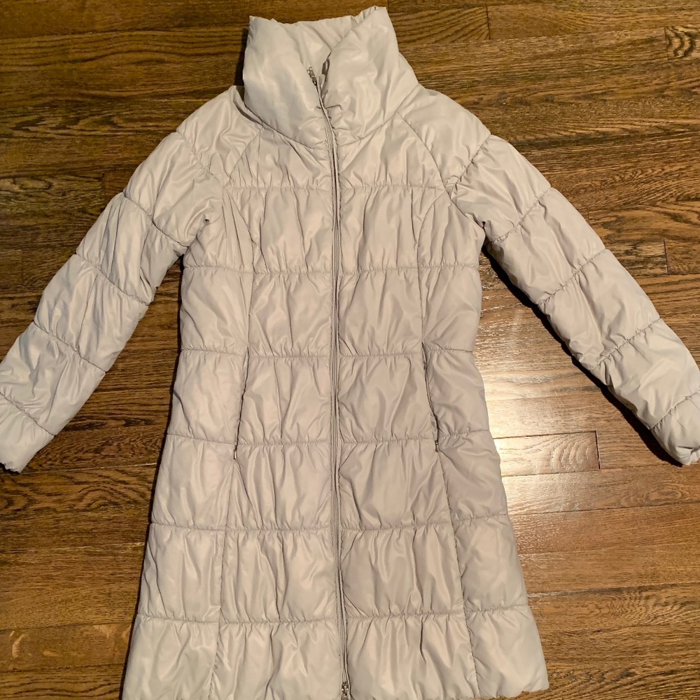 Women's PATAGONIA Quilted Jacket L Light Gray